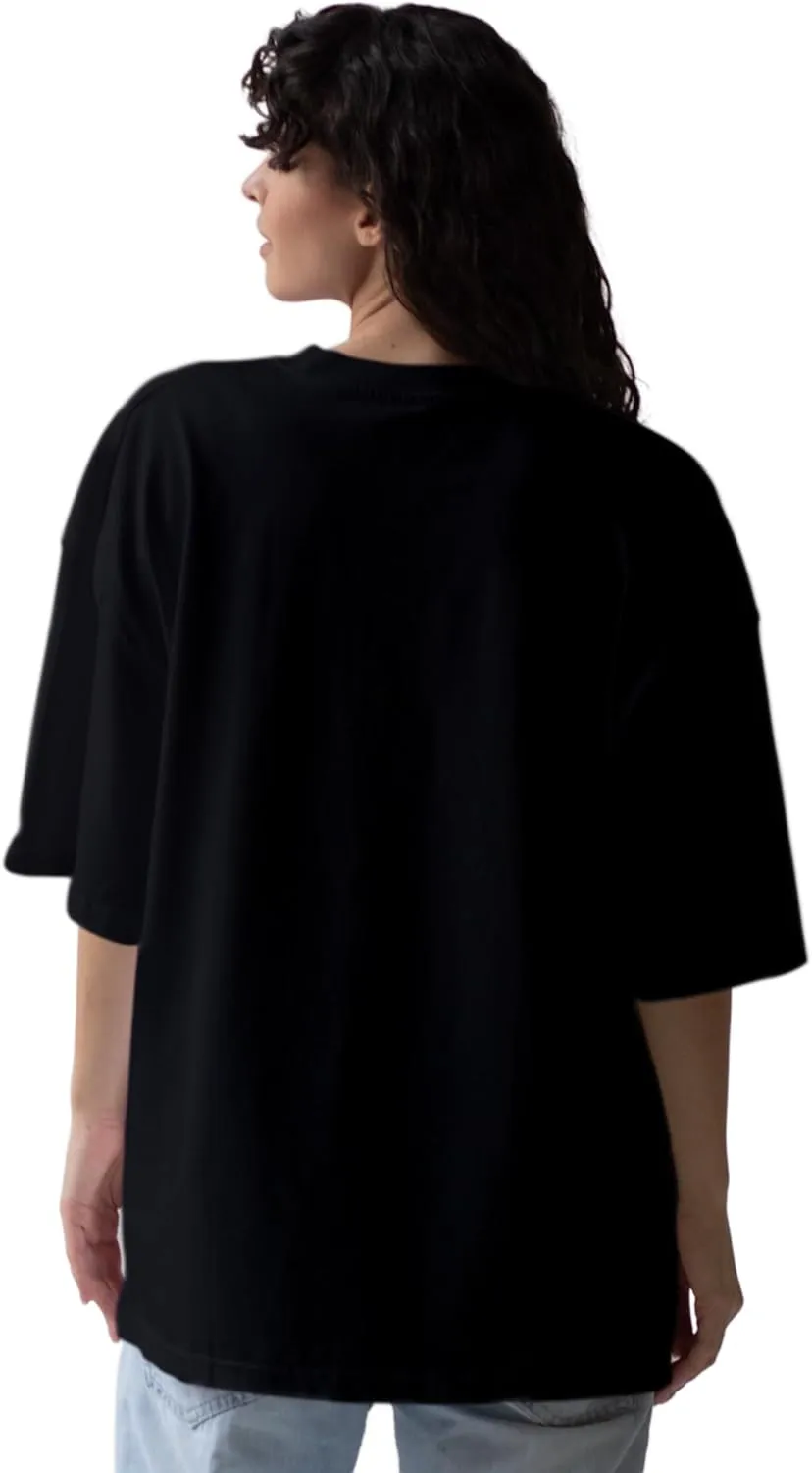 Smoking Anime Trendy Oversized T-Shirts for Women, Cotton T-Shirts, Perfect for Casual Wear & Gifting | WB.6.18