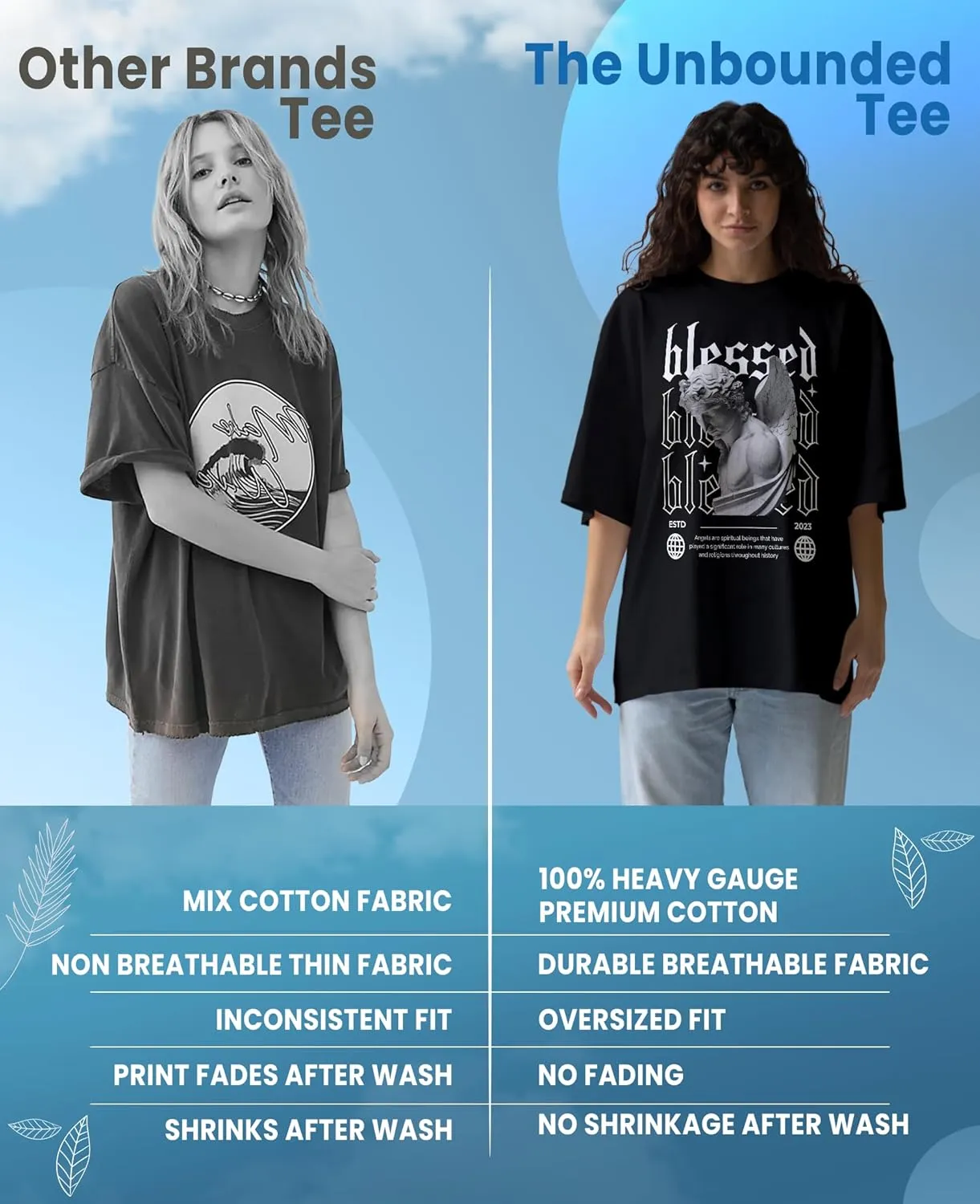 Smoking Anime Trendy Oversized T-Shirts for Women, Cotton T-Shirts, Perfect for Casual Wear & Gifting | WB.6.18