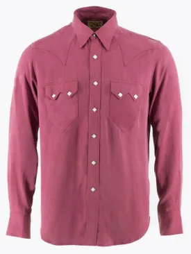 Sneum, Sawtooth Western Shirt, Burgundy
