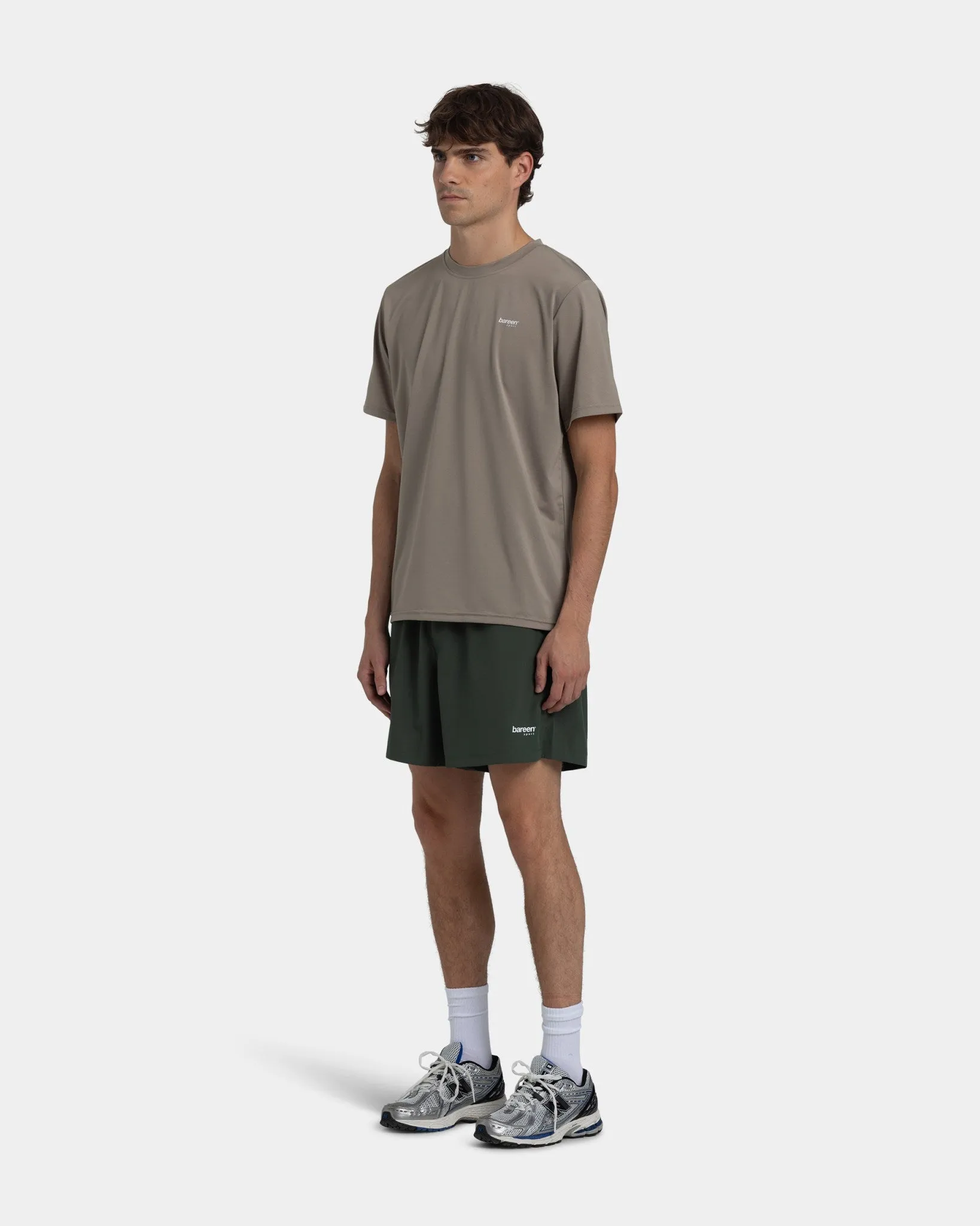 Sports T-Shirt Classic, Men - Dessert taupe