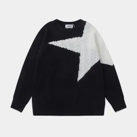 Street Starburst | High Street Patchwork Oversized Jumper