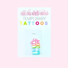 Temporary Tattoos - Happy