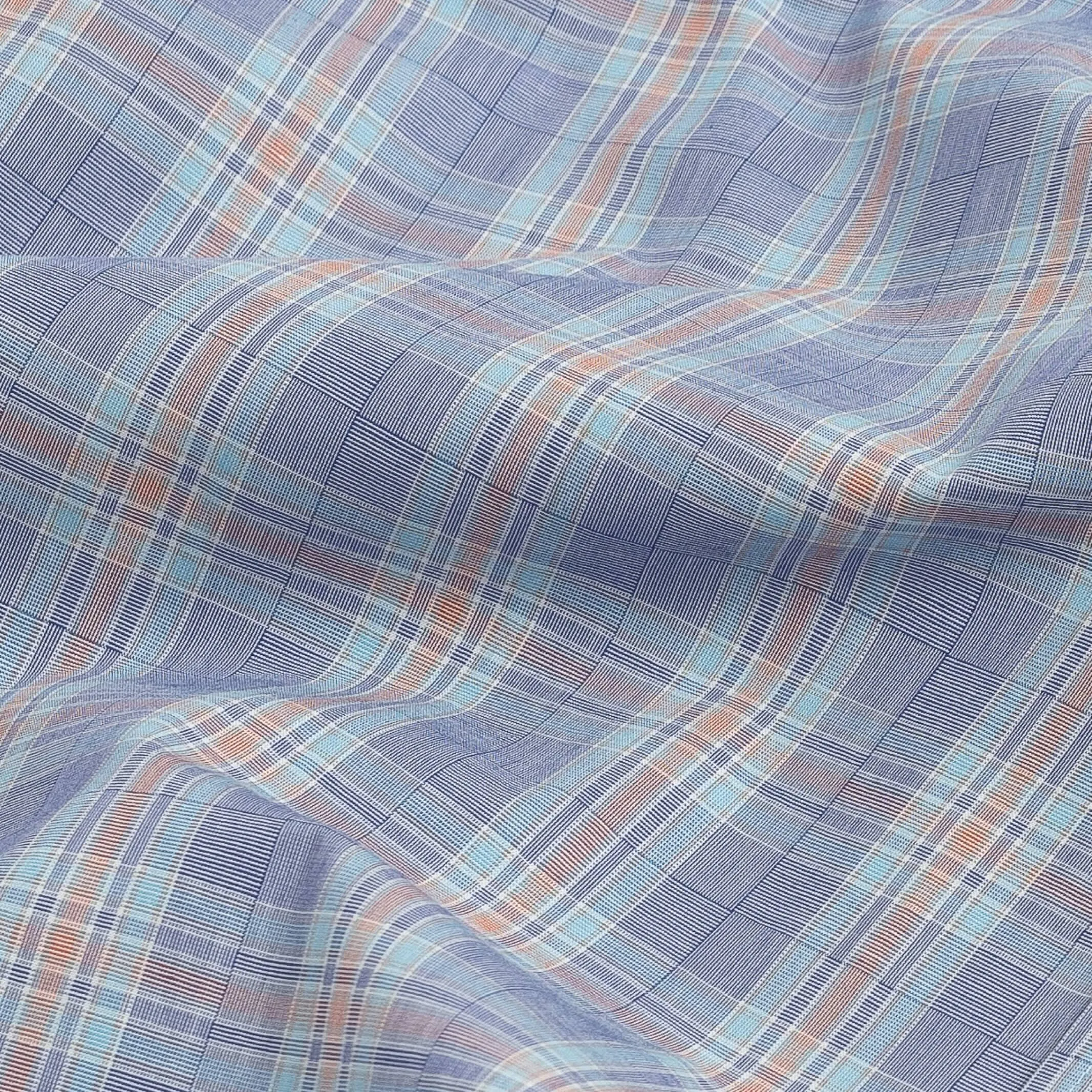 The Blue Khal Check Custom Shirt