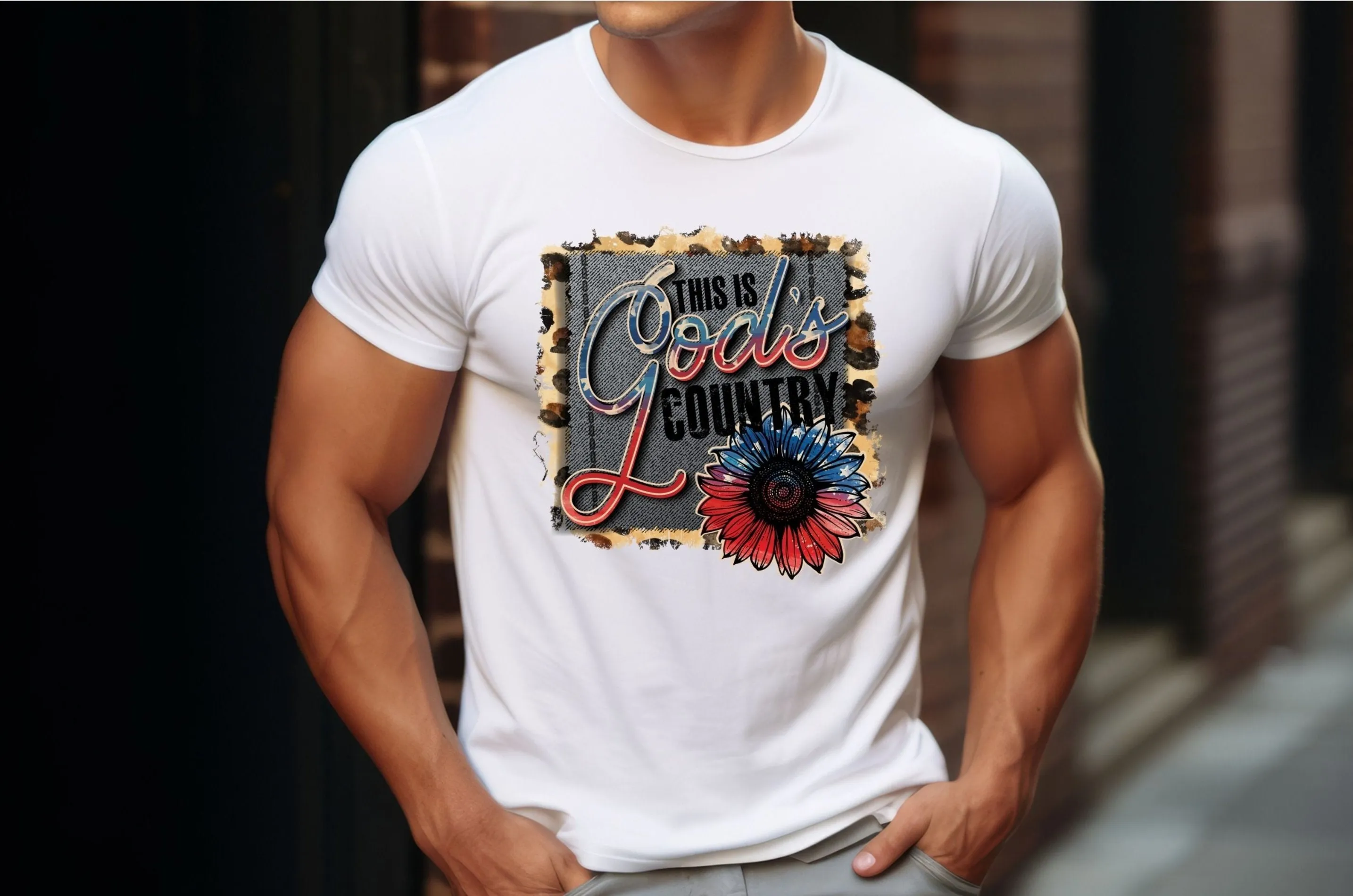 This is God's Country T-Shirt, God's Country, Red White & Blue, Country Music Tour, Country Singer, Modern Country Music