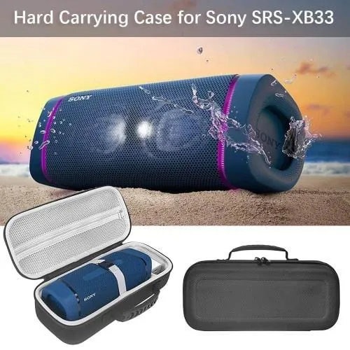 Travel Carry Case - Sony SRS-XB33 Bluetooth Speaker and Sony XG300 Portable X Series