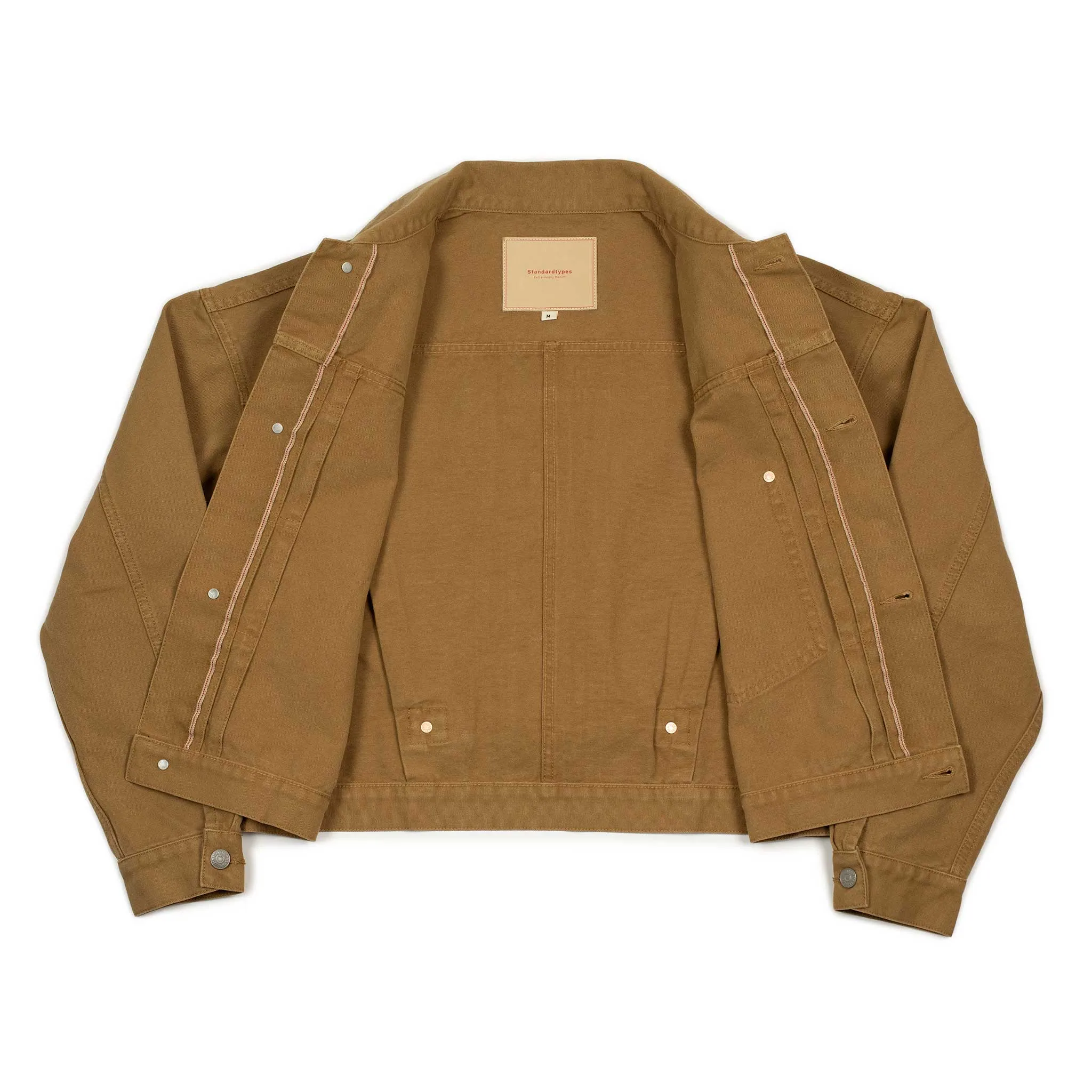 Type 1 jacket in brown duck canvas (restock)
