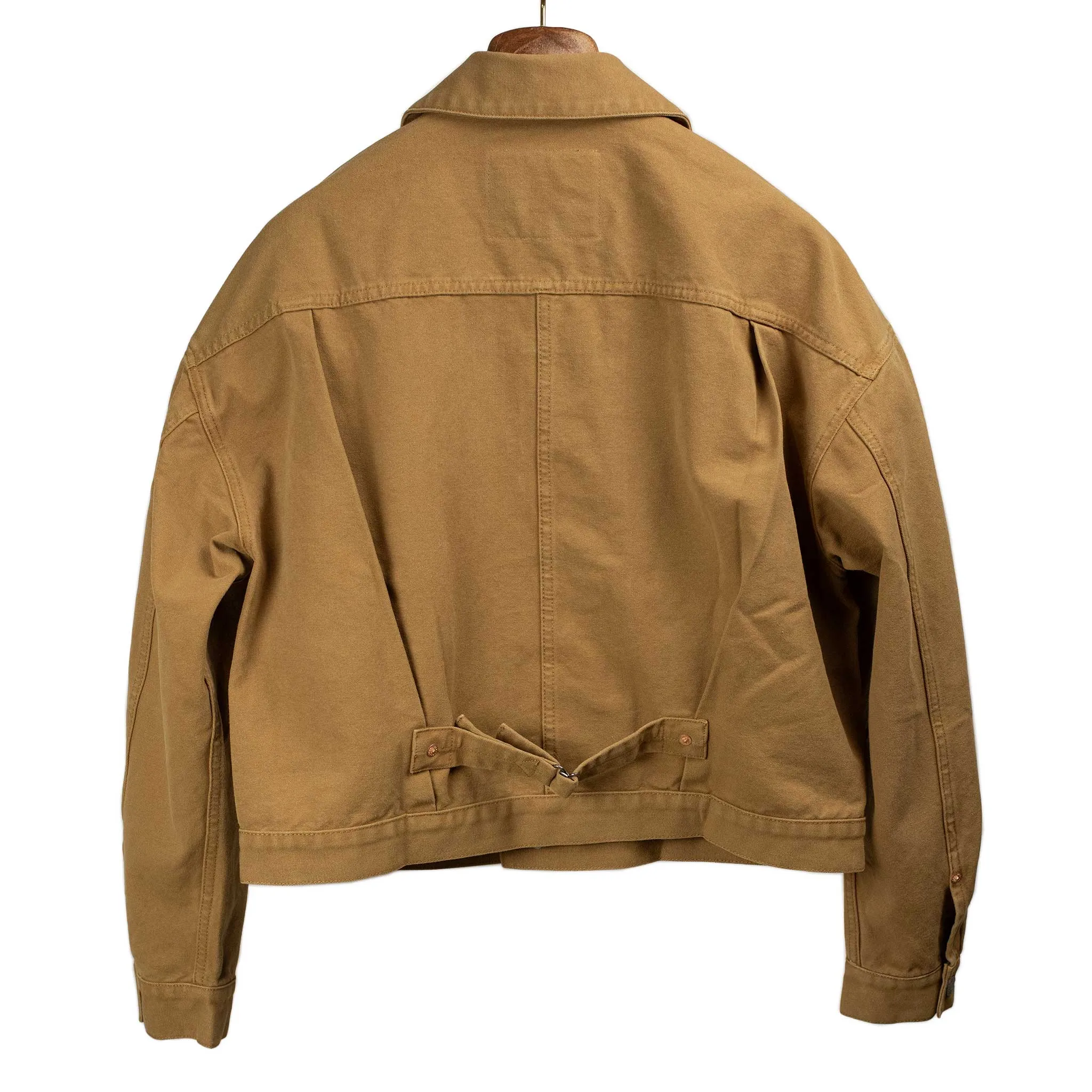 Type 1 jacket in brown duck canvas (restock)