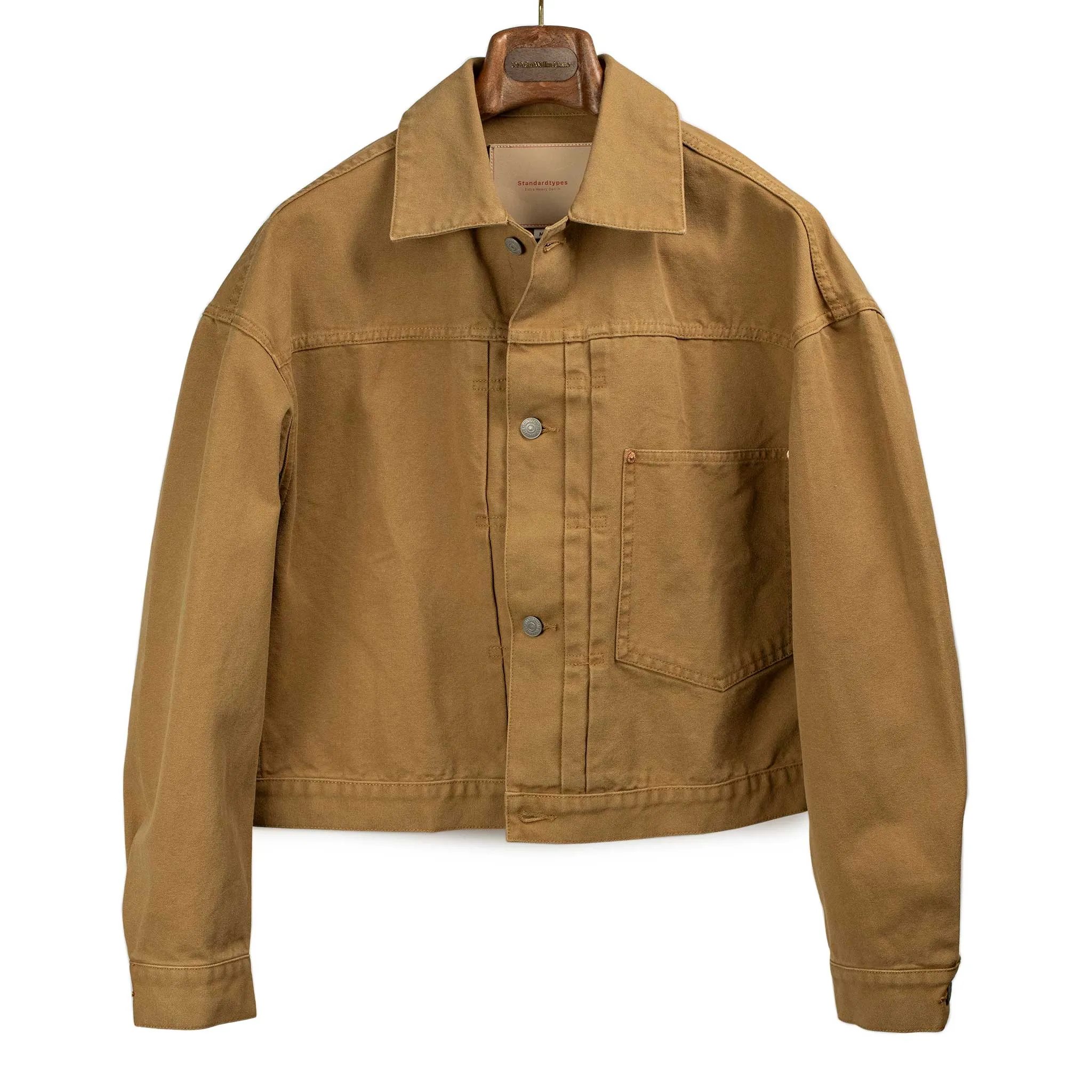Type 1 jacket in brown duck canvas (restock)