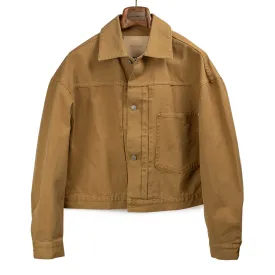 Type 1 jacket in brown duck canvas (restock)