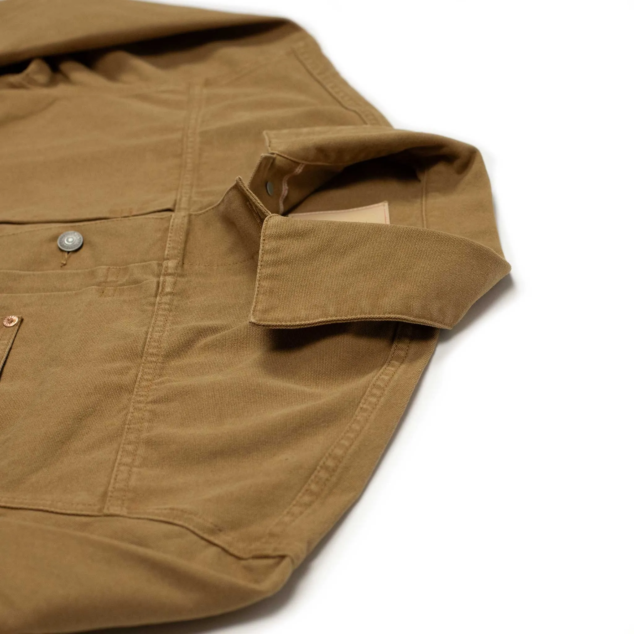Type 1 jacket in brown duck canvas (restock)