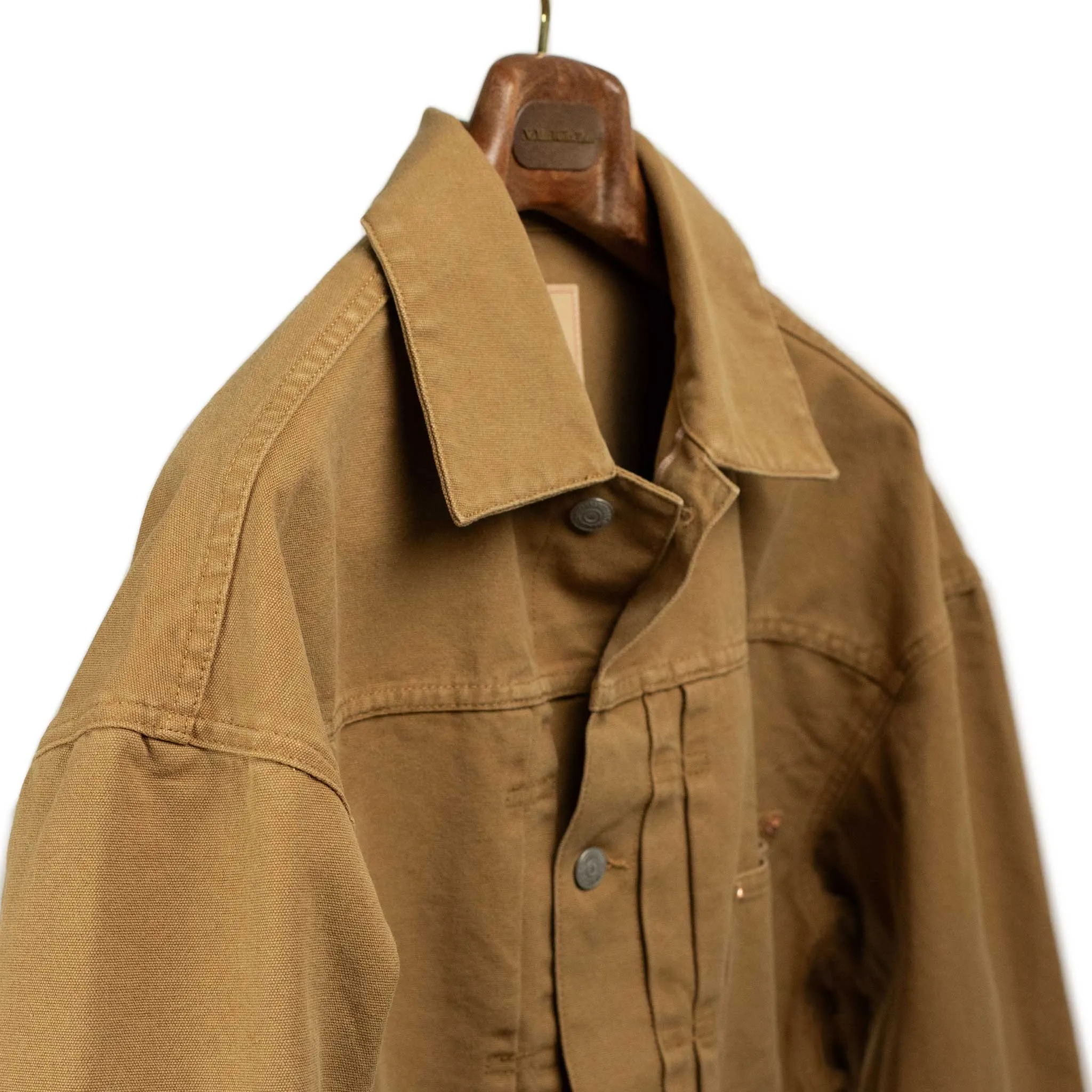 Type 1 jacket in brown duck canvas (restock)