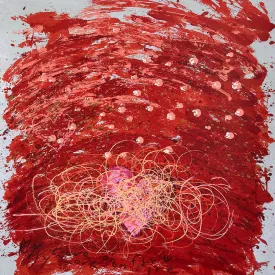 Walter Knabe Artwork Love On Fire Limited Edition Screenprint