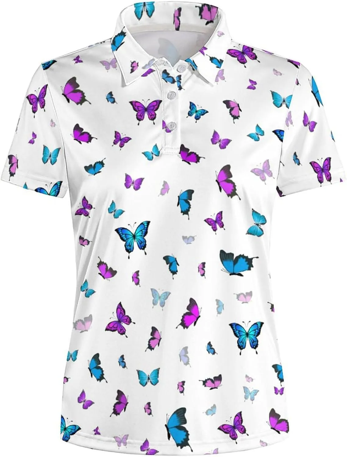 Women's Golf Shirts Dry Fit Moisture Wicking Polo Shirt Casual Short Sleeve Tennis Shirts