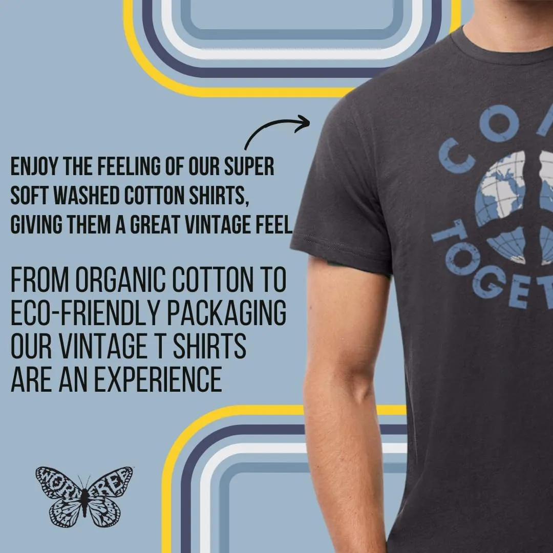 Worn Free John Lennon Vintage T Shirts - Come Together Tees - Organic Cotton