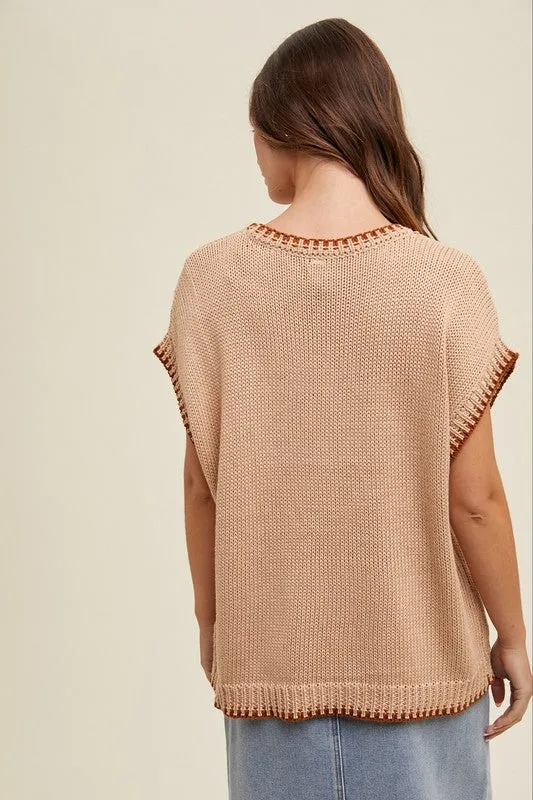 Yeehaw Contrast Sweater